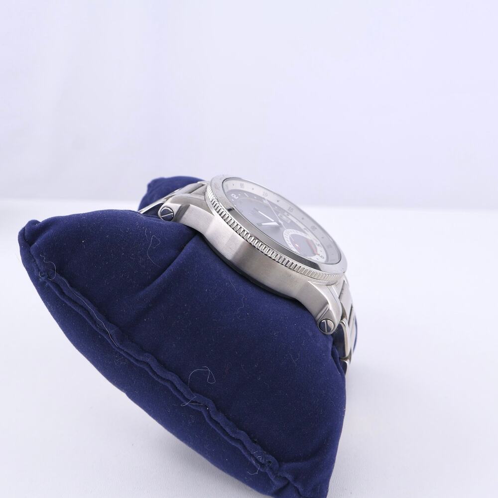 Nautica GMT Watch A16002G Grey Retrograde Date New with Box Stainless Steel - Picture 5 of 8